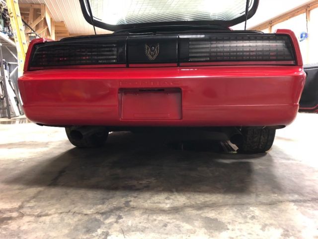 1987 Red Pontiac Trans Am Coupe