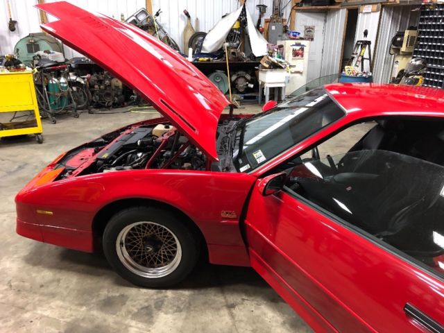 1987 Red Pontiac Trans Am Coupe