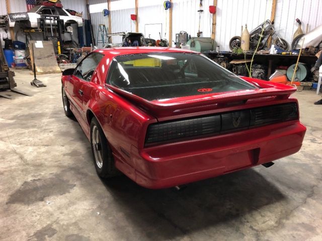 1987 Red Pontiac Trans Am Coupe