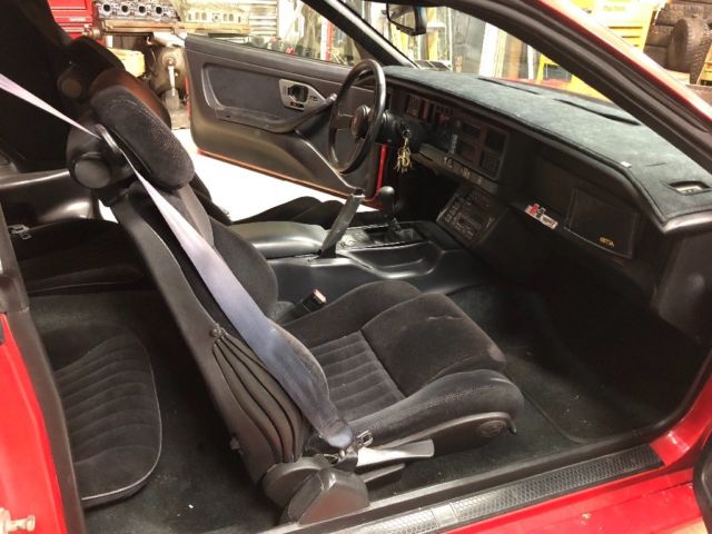 1987 Red Pontiac Trans Am Coupe