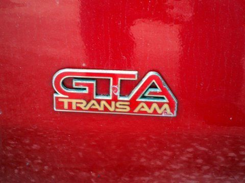 1987 Red Pontiac Trans Am Convertible