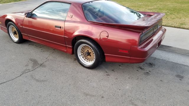 1987 Red Pontiac Trans Am Coupe