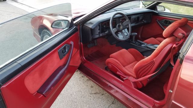 1987 Red Pontiac Trans Am Coupe