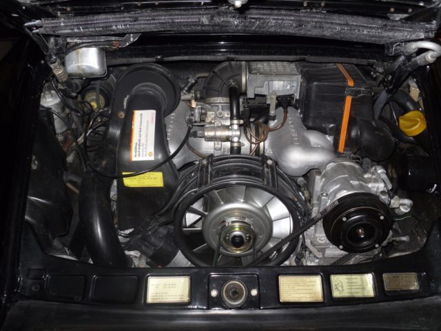 1987 Black Porsche 911 Coupe