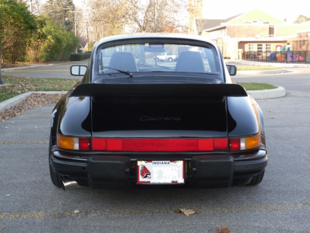 1987 Black Porsche 911 Coupe