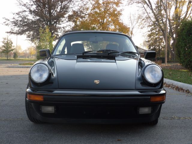 1987 Black Porsche 911 Coupe