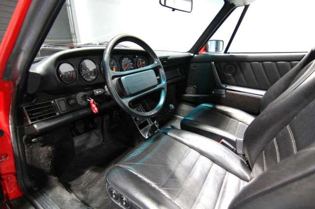 1987 Guards Red Porsche 911 Convertible