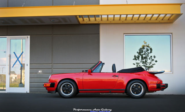 1987 Guards Red Porsche 911 Convertible