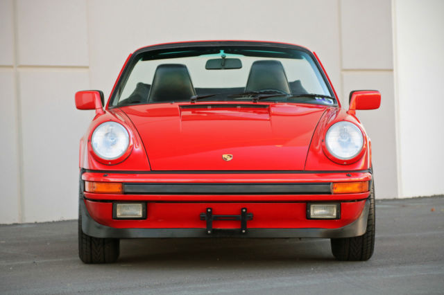 1987 Guards Red Porsche 911 Convertible