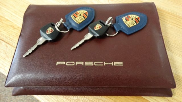 1987 Blue Porsche 911 Convertible