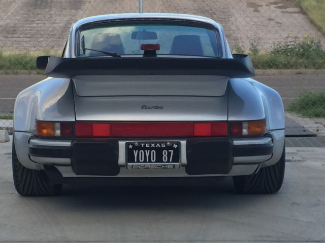 1987 silver metallic Porsche 930 Coupe