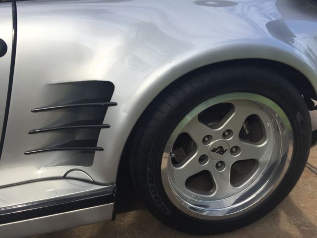 1987 silver metallic Porsche 930 Coupe