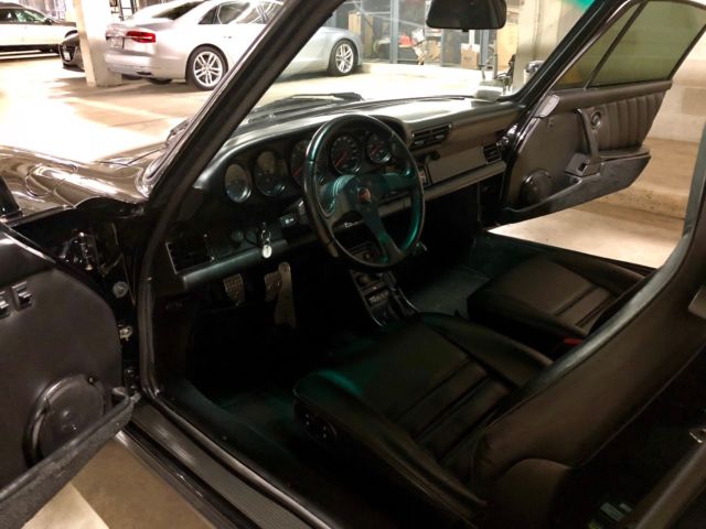 1987 Black Porsche 911 Coupe