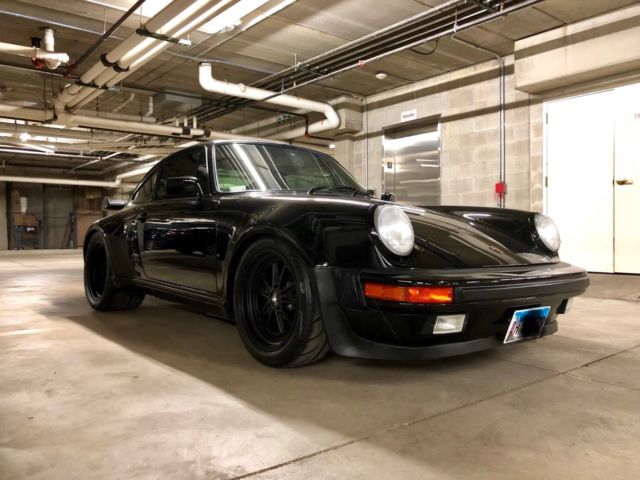 1987 Black Porsche 911 Coupe