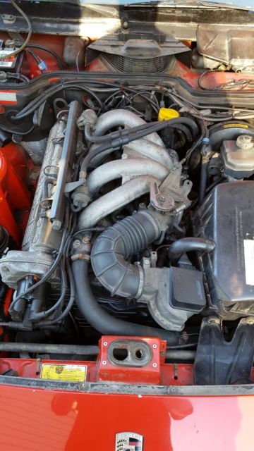 1987 Red Porsche 924 Coupe