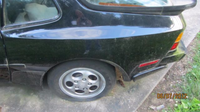 1987 Black Porsche 944 Coupe