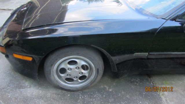 1987 Black Porsche 944 Coupe