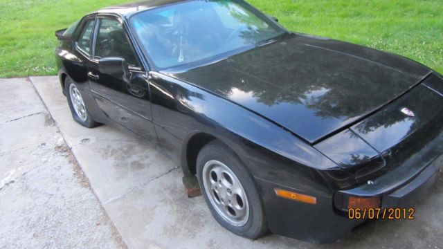 1987 Black Porsche 944 Coupe