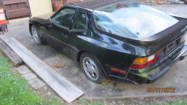 1987 Black Porsche 944 Coupe