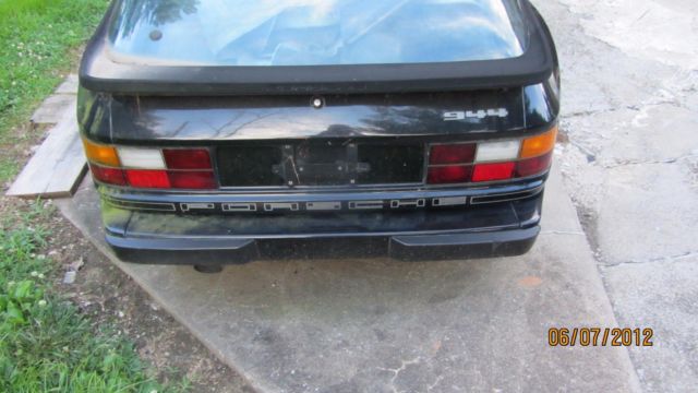 1987 Black Porsche 944 Coupe
