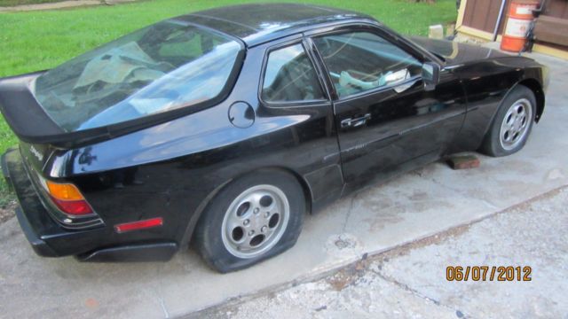 1987 Black Porsche 944 Coupe