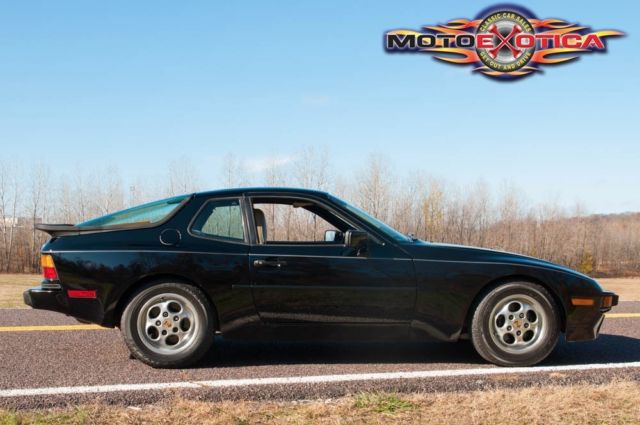 1987 Black Porsche 944 Coupe