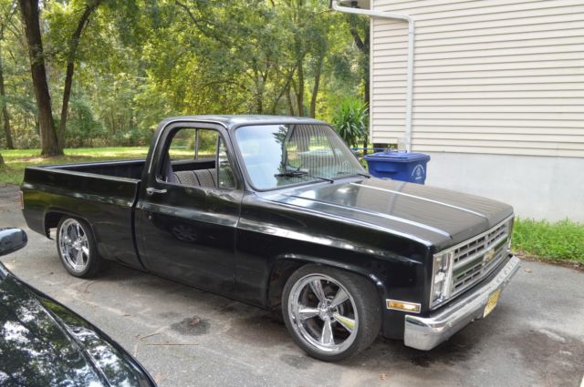 1987 Black Chevrolet C-10
