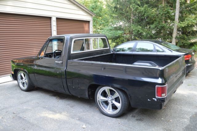 1987 Black Chevrolet C-10