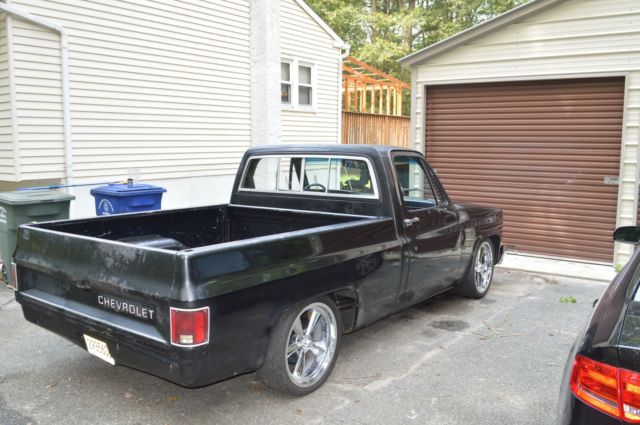 1987 Black Chevrolet C-10