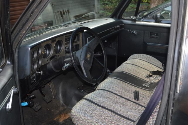 1987 Black Chevrolet C-10