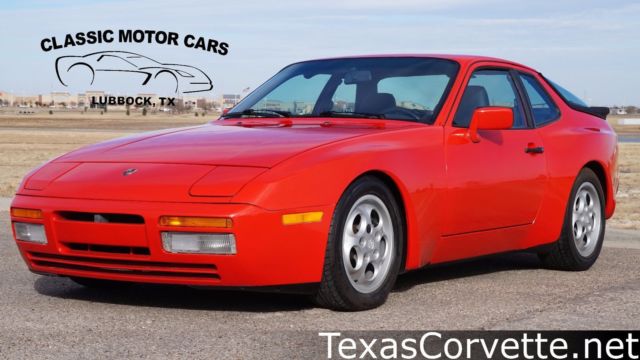 1987 Red Porsche 944 Coupe