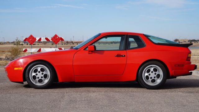 1987 Red Porsche 944 Coupe