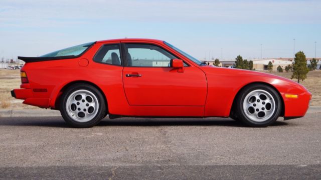 1987 Red Porsche 944 Coupe