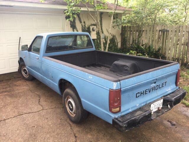 1987 Red Chevrolet S-10 Standard Cab Pickup