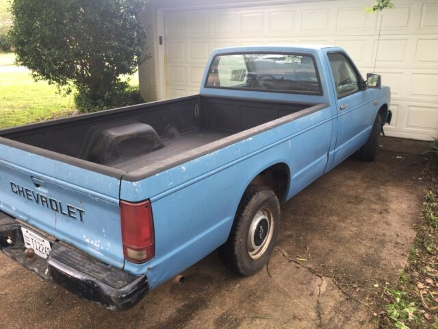 1987 Red Chevrolet S-10 Standard Cab Pickup