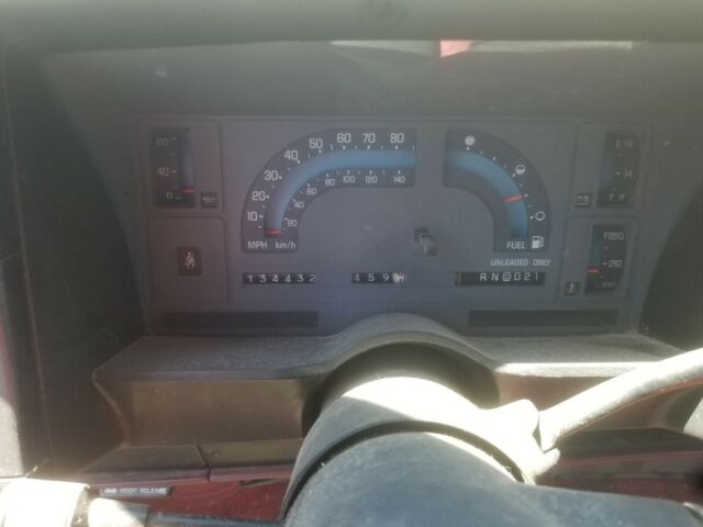 1987 Red Chevrolet S-10 Standard Cab Pickup