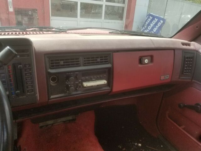 1987 Red Chevrolet S-10 Standard Cab Pickup