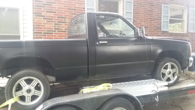 1987 Black Chevrolet S-10