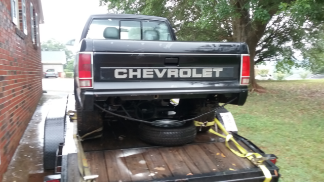 1987 Black Chevrolet S-10