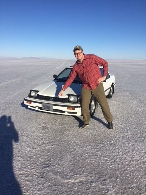 1987 White Honda Prelude