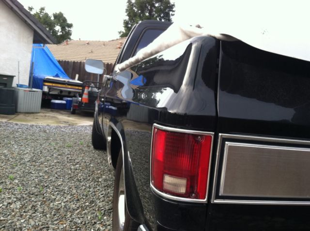 1987 Black Chevrolet Silverado 1500 Standard Cab Pickup