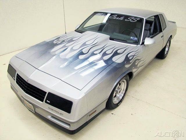 1987 Red Chevrolet Monte Carlo Coupe