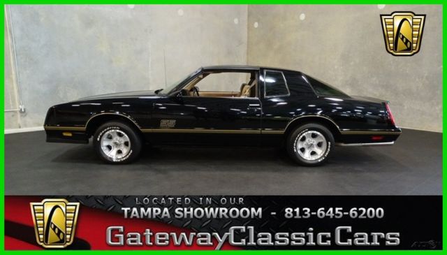 1987 Black Chevrolet Monte Carlo Coupe