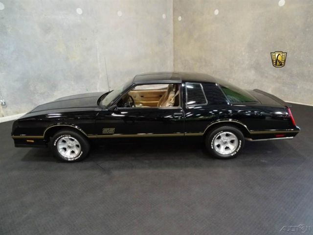 1987 Black Chevrolet Monte Carlo Coupe