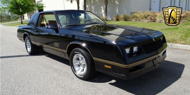 1987 Black Chevrolet Monte Carlo Coupe