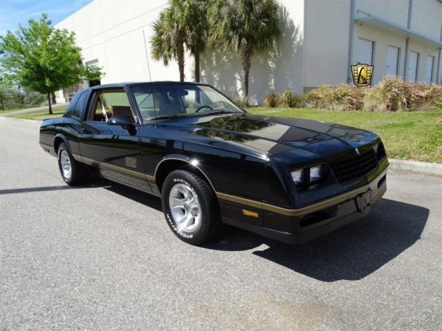 1987 Black Chevrolet Monte Carlo Coupe