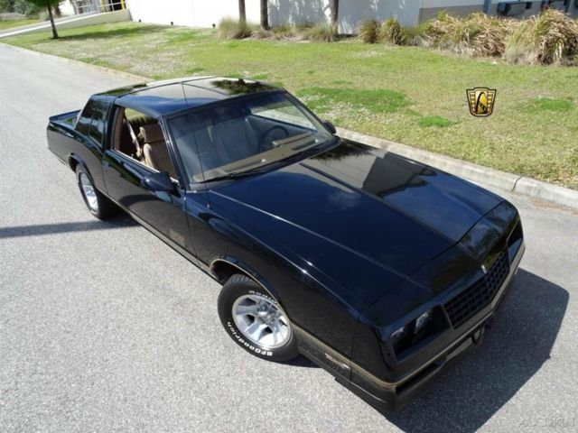 1987 Black Chevrolet Monte Carlo Coupe