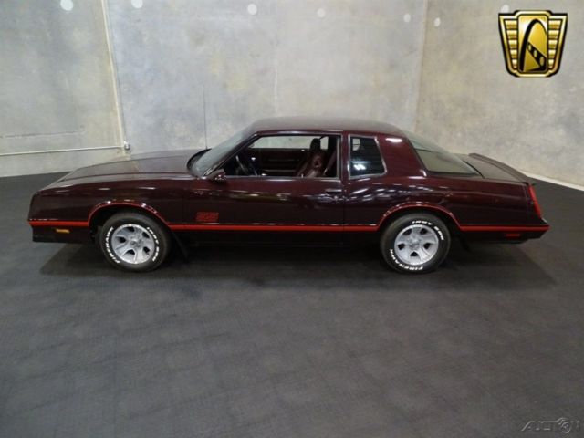 1987 Red Chevrolet Monte Carlo Coupe