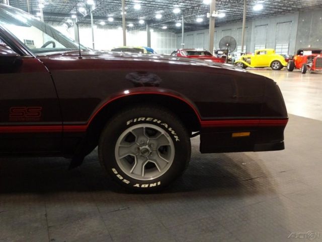 1987 Red Chevrolet Monte Carlo Coupe
