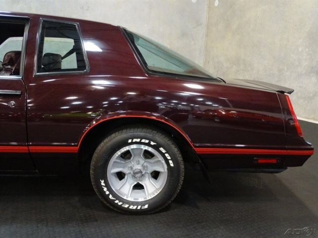 1987 Red Chevrolet Monte Carlo Coupe